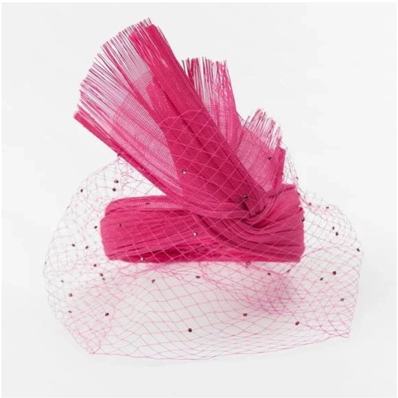 Zara Accessories - Zara Knotted Headband Piece Rhinestone Veil NWT